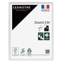Cadre photo Essentiel exposition blanc 30x40 cm