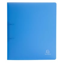 Classeur 2 anneaux 30 mm polypropylène Chromaline - A4 maxi - Bleu - x 15 - Exacompta