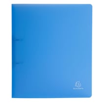 Classeur 2 anneaux 30 mm polypropylène Chromaline - A4 maxi - Bleu - x 15 - Exacompta