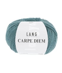 Pelote de Laine et Alpaga à tricoter CARPE DIEM - Lang Yarns 0174 Bleu Atlantique