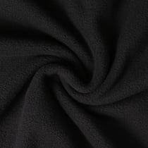 Tissu Polaire doux Grand Froid Noir