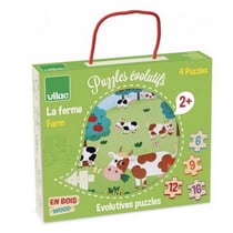 4 puzzles evolutifs ferme
