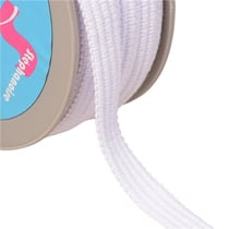 Bobine 20m Galon quatre cordons 15mm blanc
