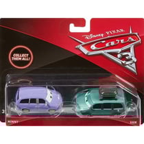 Coffret 2 vehicules cars 3 - minny - van - voiture miniature - mattel - dxw06
