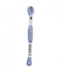 Fil à broder mouliné Uni - Rico Design 110 Violet