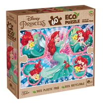 Eco-puzzle 60 Pcs Double Face Little Mermaid