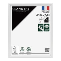 Cadre photo Essentiel exposition blanc 24x30 cm
