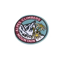 Ecusson thermocollant montagne 4810 climbers 5cm x 5cm