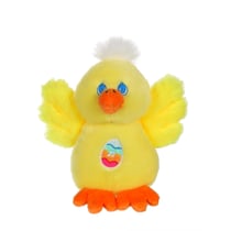 Peluche - Les Amis de Pâques Sonores - Poussin Jaune - 13 cm