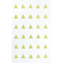 Motif Thermocollant transfert Customisation textile Triangle Doré 1 cm