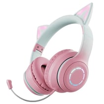 Casque Audio Sans Fil Oreilles De Chat RGB Pour Gaming Et Musique