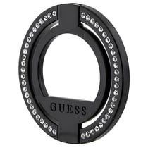 Guess Anneau de Support Magsafe 360° Orné de Strass Noir