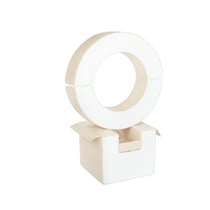 Ensemble de cerceaux 3 blocs blanc cappuccino - Velinda