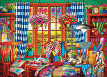 Puzzle 1000 pièces - Patchwork Craft Room - Eurographics