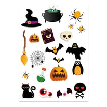 Tatouages éphémères Halloween - enfant