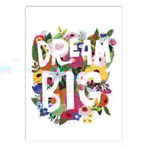 Affiche 50x70 cm - Dream Big - Maja Tomljanovic