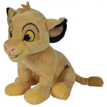 Peluche disney le roi lion : simba 27 cm - licence disney - nicotoy