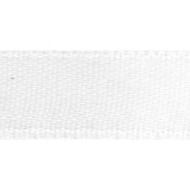 Ruban de satin, 10 mm, rouleau 10 m, blanc