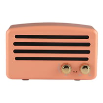 Enceinte Bluetooth Portable V4.2 Stéréo MIC Intégré Appels Mains-Libres FM AUX TF Orange YONIS