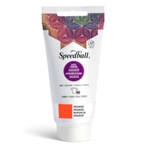 Encre orange pour tissu pour impression au bloc - Speedball