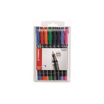 STABILO Feutre pour films OHPen universal, permanent, étui de 8