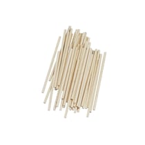 Baguettes en bois à  bricoler, 4 mm 60 pces,nature