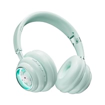 Casque Audio Sans Fil Enfant Bluetooth 5.3 Léger Pliable Autonomie Longue Vert YONIS