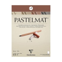 Bloc collé Clairefontaine Pastelmat - Papier - 96054C - 4 Couleurs Assorties - 30x40 cm