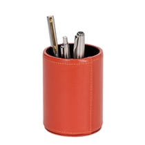 POT A CRAYONS - CUIR Satiny - 10x7 cm