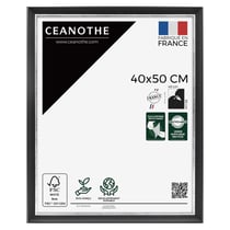 Cadre photo Pandore noir argent 40x50 cm