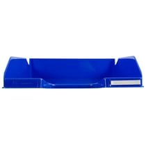 Corbeille à courrier Combo Midi Iderama - Bleu royal brillant - x 6 - Exacompta