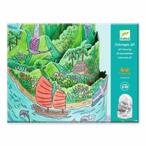 Coloriages 3D Île