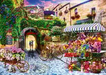Puzzle 1000 pièces - The Flower Market - Bluebird Puzzle