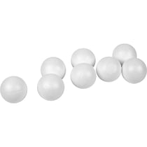 Boules en polystyrène, d 4 cm, blanc, 100 pièces/ 1 Pq.