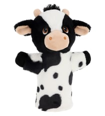 Peluche Marionnette Vache 27cm 100% recyclée