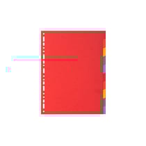 EXACOMPTA Intercalaires en carton, A4, 10 touches