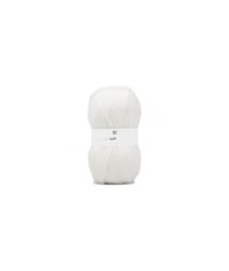 Fil de laine à tricoter Creative Soft Wool Aran - 100GR - Rico Design 01 Blanc