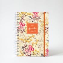 Agenda Semainier Non Daté Yellow Bloom
