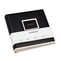 Album photo Semikolon 200 Pockets – 200 pochettes – 50 feuilles – couverture noire