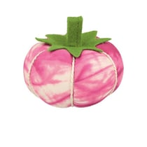 Tomate porte-épingles 8cm tie&die fuchsia