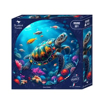 Puzzle 501 pièces - Puzzle Rond - Sous l'Océan - Bluebird Puzzle