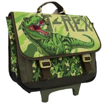 Cartable à roulettes Dinosaure T-REX 41 CM - Trolley