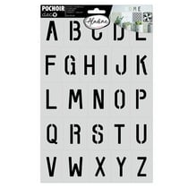 Pochoir de décoration - Alphabet - 20 x 30 cm