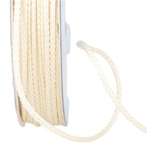 Bobine 30m cordelière polyester 2mm ecru foncé