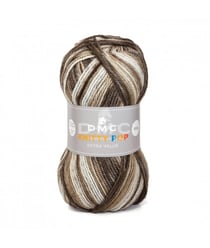 Pelote à tricoter KNITTY POP - DMC Just Knitting 475 Marron