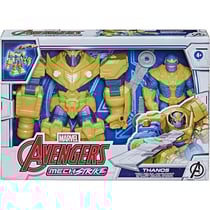 Coffret figurine thanos 22.5 cm avec armure d'infinite - avengers mech strike super-heros - f0264