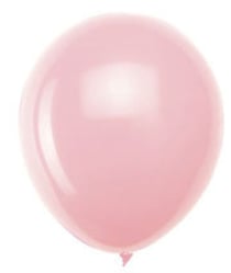 10 BALLONS ROSE PASTEL 30 CM