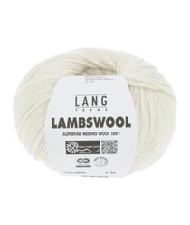 Pelote à tricoter 100% Laine Vierge LAMBSWOOL - Lang Yarns 0094 Ecru