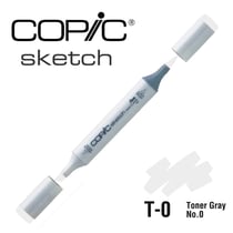 Copic - Marqueur à l'alcool Copic Sketch T0 Toner Gray No.0