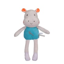 Peluche - Pantin "Bamboo" Hippopotame - 24 cm s/carte